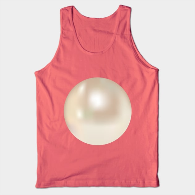 White Pearl Tank Top by NewWorldIsHere